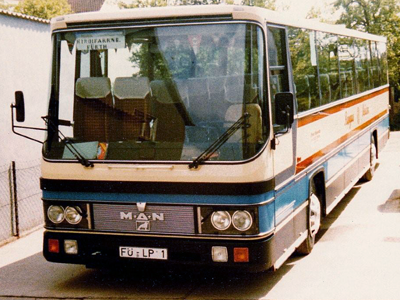 1977- Historische Busse von Rangau Reisen GmbH
