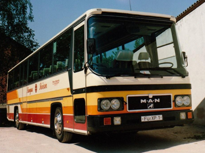 1981 - Historische Busse von Rangau Reisen GmbH